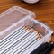 BTSKY Large Capacity Pencil Box, Office Supplies Storage Organizer Box, Brush Painting Pencils Storage Box Watercolor Pen Container Drawing Tools(6 Pack)